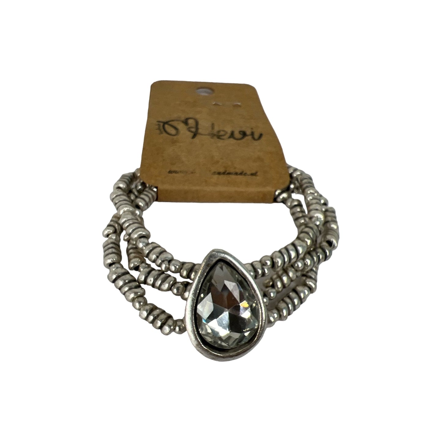 Armband in der Farbe Silber mit Zenterdiamant