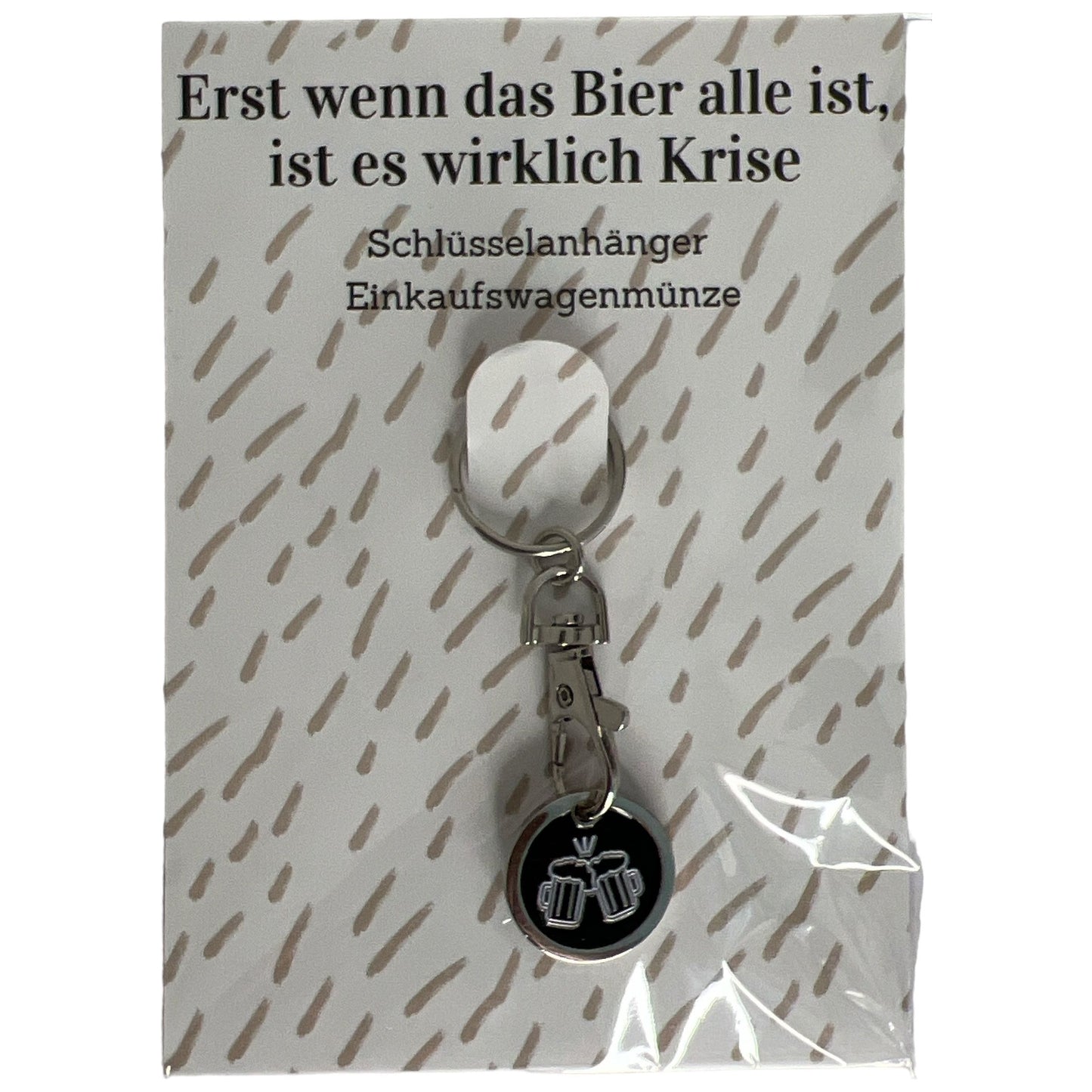Schlüsselanhänger mit Einkaufsmünze