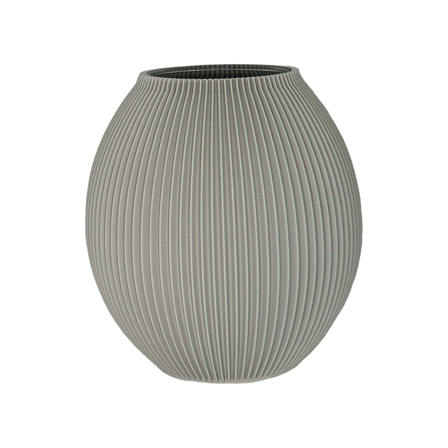 Wunderschöne Poke Vase im Farbton Pepple Taupe