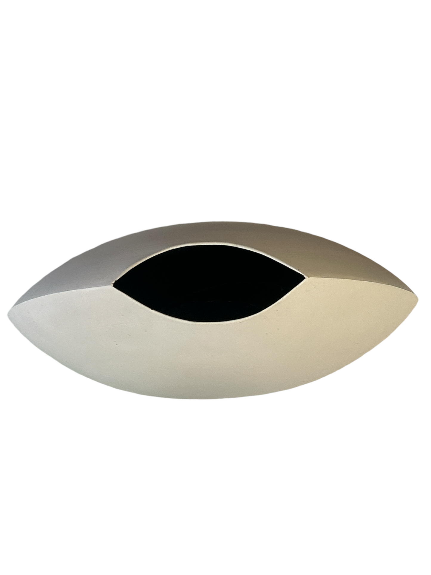 Vase aus Aluminium in der Farbe Creme