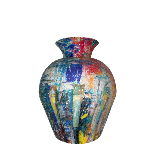 Bunte Vase mit glitzernder optik-Diga by Colmore