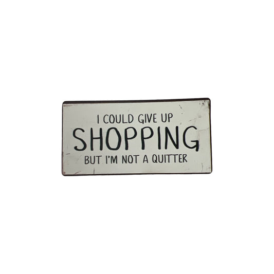 Magnet: I could give up shopping but I'm not a quitter
