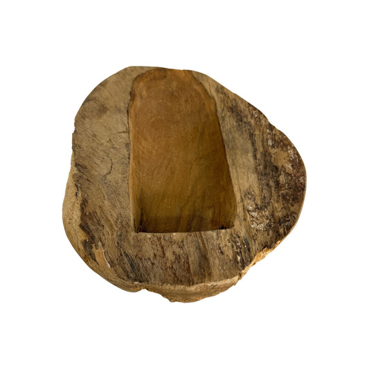 handgefertigter Flaschenhalter aus Naturholz (B20cm x H8cm)