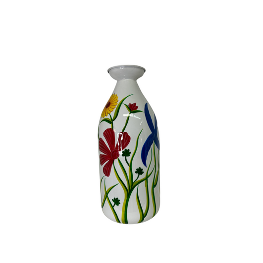 Vase mit Blumenoptik von Light & Living