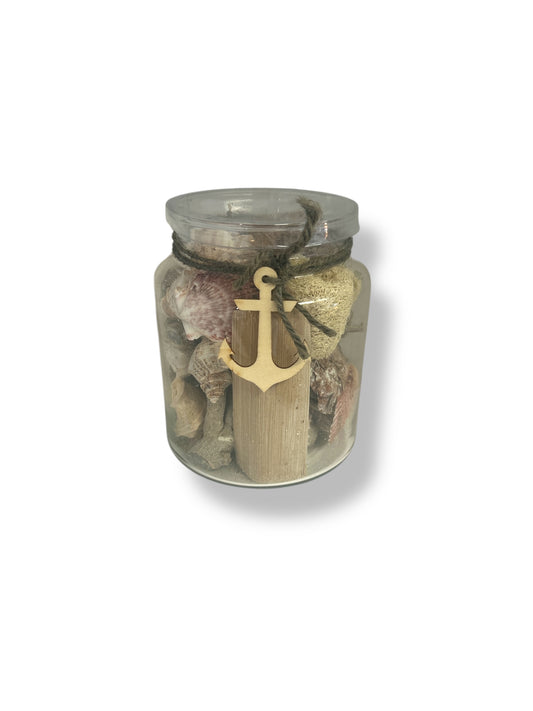Dekoflasche Muscheln
