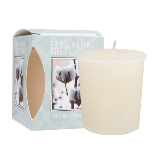 Bridgewater Votivkerze: White Cotton